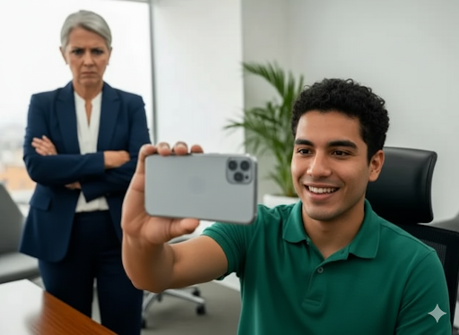 “¿Lo puedo despedir por grabar Tiktok en la oficina?”