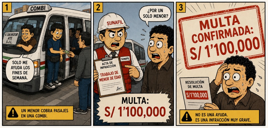 La Multa más cara de SUNAFIL: S/ 1’100,000 de multa por una sola infracción y 1 solo trabajador afectado