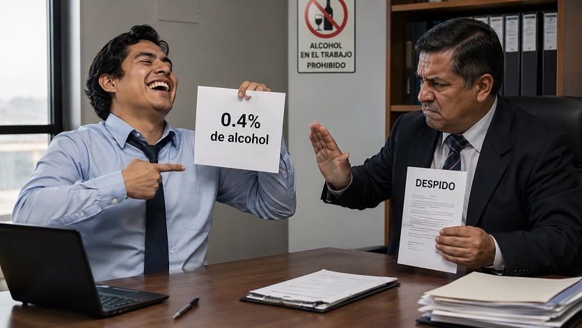 ¿Cuánto alcohol es suficiente para despedir a un trabajador?
