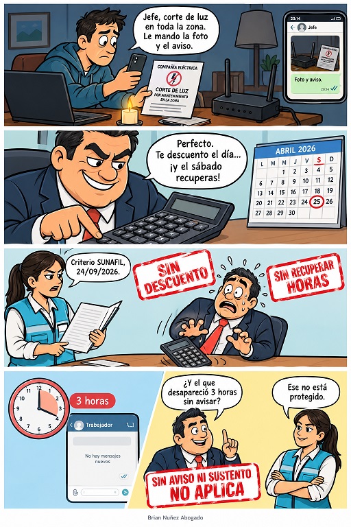 Se fue el internet. ¿Le descuentas el día a tu teletrabajador?